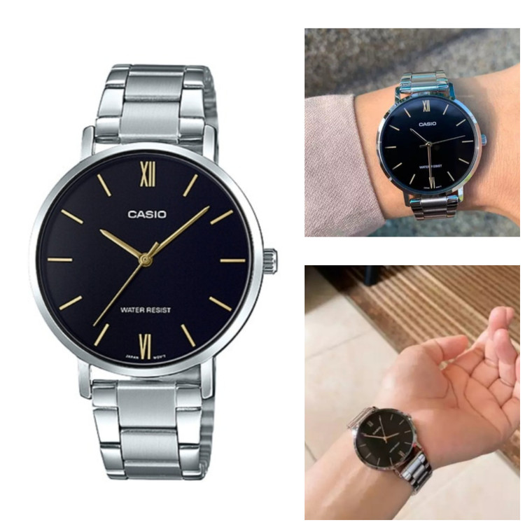 ساعت مچی زنانه کاسیو مدل CASIO-LTP-VT01D-1B