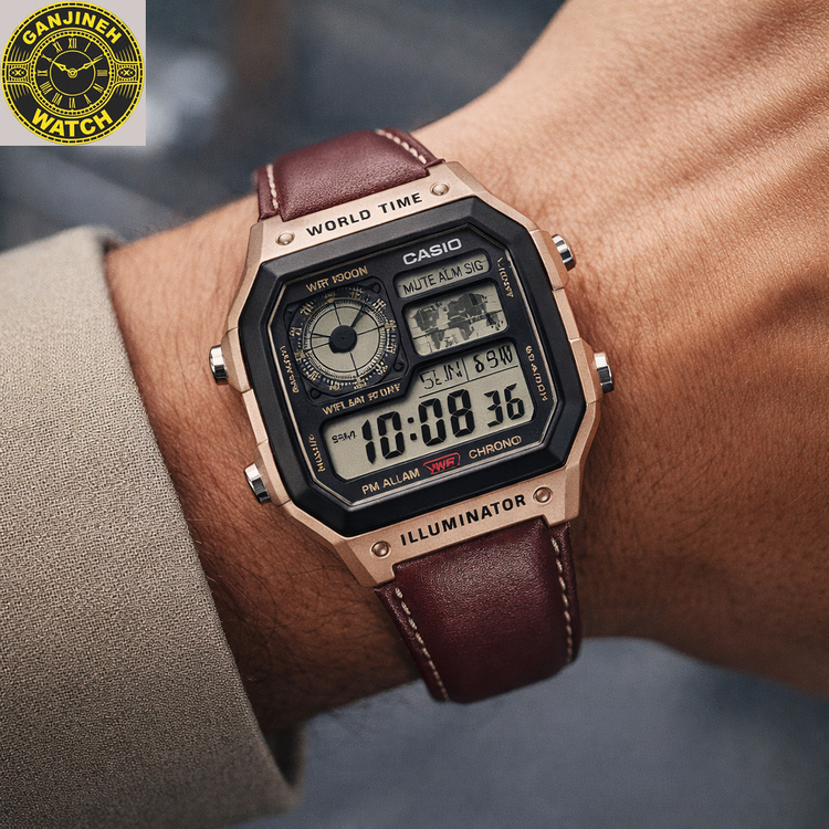 ساعت مچی مردانه کاسیو مدل AE-1200WHL-5A