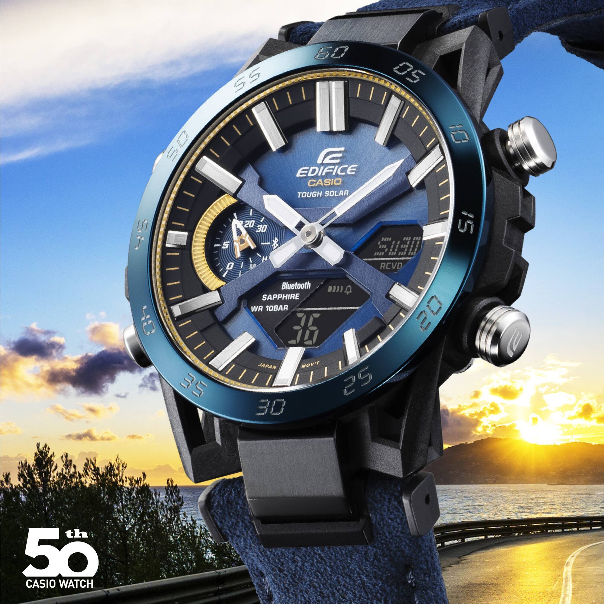 ساعت مچی مردانه ادیفایس کاسیو EDIFICE - کلکسیونی مدل ECB-2000SS-2A